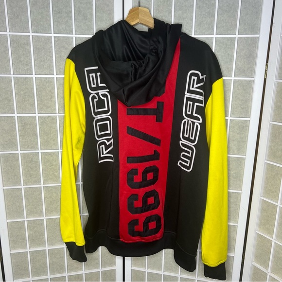 Rocawear pullover hoodie unisex size large y2k 100% polyester - Picture 5 of 11